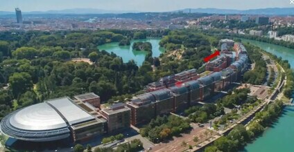 Lyon, RHO - Vue aérienne  vue de carte