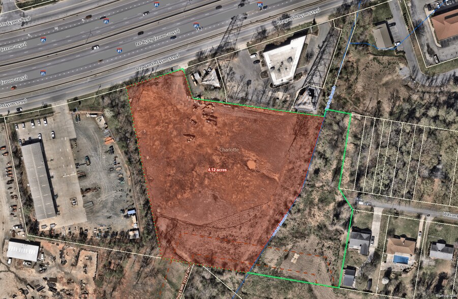 4750 N Reagan Dr, Charlotte, NC à vendre - Plan cadastral – Image 2 sur 4