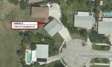 1309 W Frangipani Cir, Lake Worth, FL - Vue aérienne vue de carte
