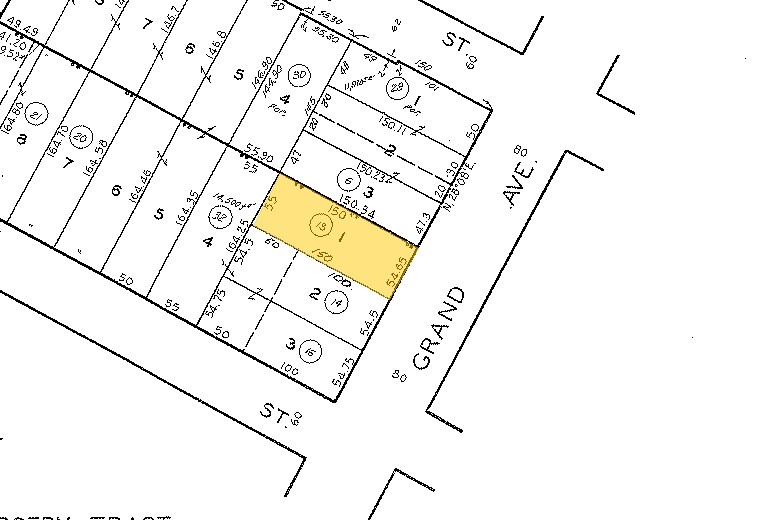 3019 S Grand Ave, Los Angeles, CA à louer - Plan cadastral – Image 3 sur 8