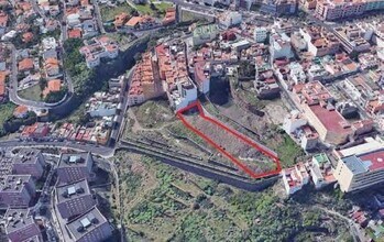 San Cristóbal de La Laguna, SCT - Vue aérienne vue de carte