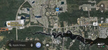 8910 Gulf Beach Hwy, Pensacola, FL - Vue aérienne vue de carte - Image1