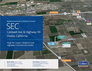 Plus de détails pour Caldwell Ave., Visalia, CA - Terrain à louer