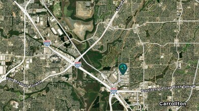 1441 Patton Pl, Carrollton, TX - VUE AÉRIENNE vue de carte