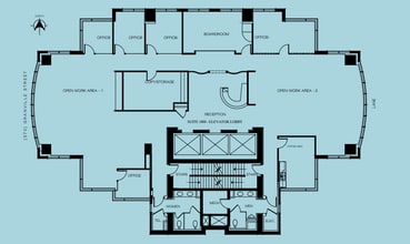 570 Granville St, Vancouver, BC à louer Plan d’étage– Image 1 sur 1