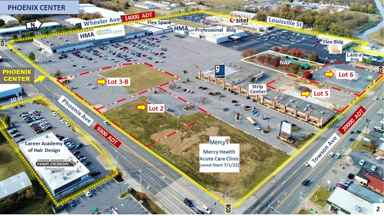 4600 Towson Ave, Fort Smith, AR à vendre Aérien– Image 1 sur 2
