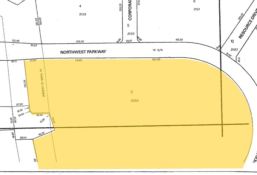 2270 Northwest Pky, Marietta, GA à louer - Plan cadastral – Image 3 sur 8