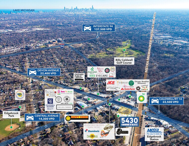5430 W Devon Ave, Chicago, IL à vendre - Photo de l’immeuble – Image 3 sur 8