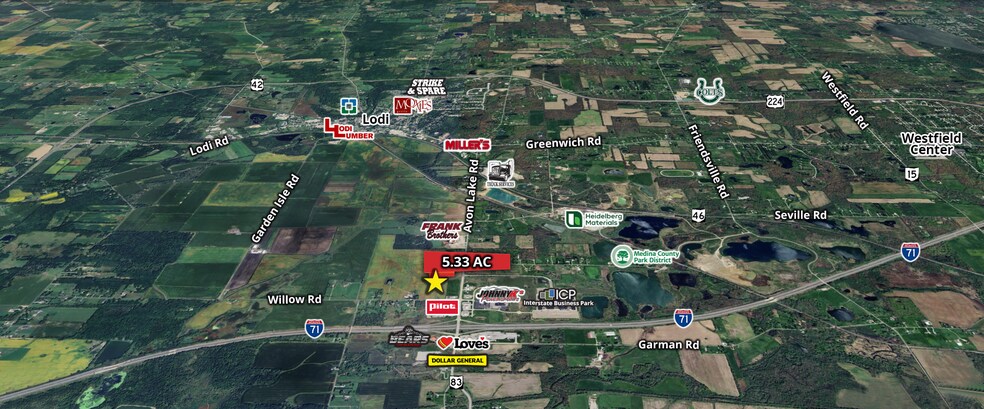 8600 Willow Rd, Burbank, OH à vendre - Aérien – Image 2 sur 3