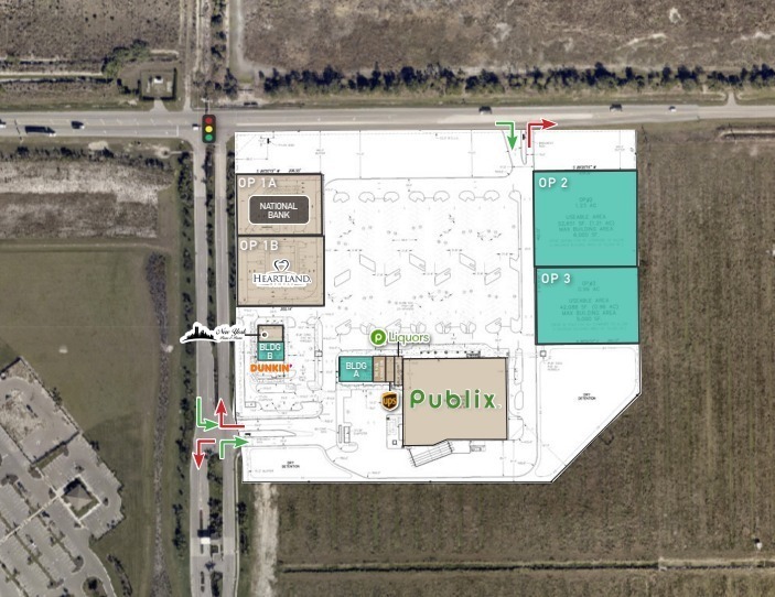 Building A- The Shoppes at Verdana Village Rd, Estero, FL à louer - Plan de site – Image 3 sur 3