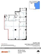 360 Bay St, Toronto, ON à louer Plan d’étage– Image 1 sur 1
