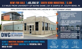 Plus de détails pour 301 E Sample St, South Bend, IN - Industriel/Logistique à vendre