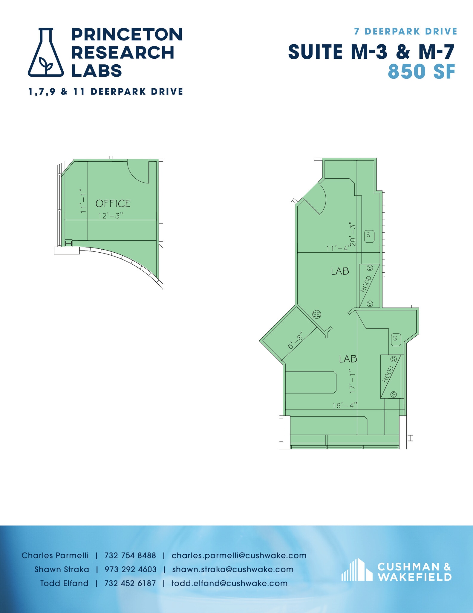1 Deer Park Dr, Monmouth Junction, NJ à louer Plan d’étage– Image 1 sur 1