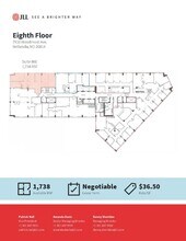 7910 Woodmont Ave, Bethesda, MD à louer Plan d’étage– Image 1 sur 1