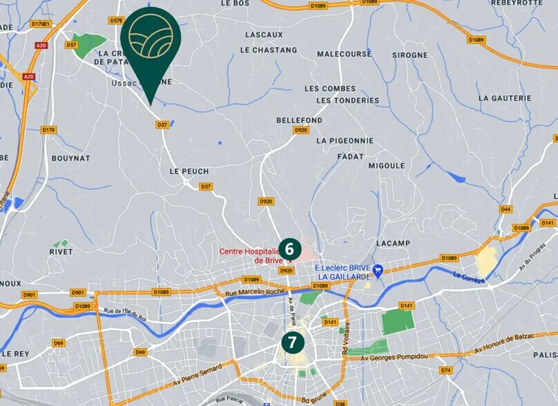 Local commercial dans Ussac à louer - Photo de l’immeuble – Image 3 sur 11