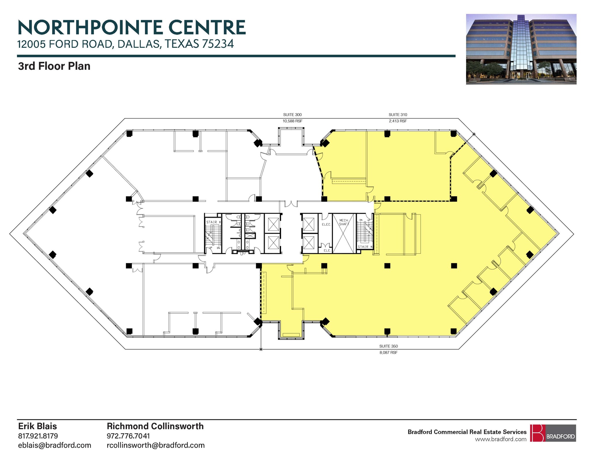 12005 Ford Rd, Dallas, TX à louer Plan d’étage– Image 1 sur 2