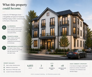 Plus de détails pour 727 Washington St, Newton, MA - Terrain à vendre