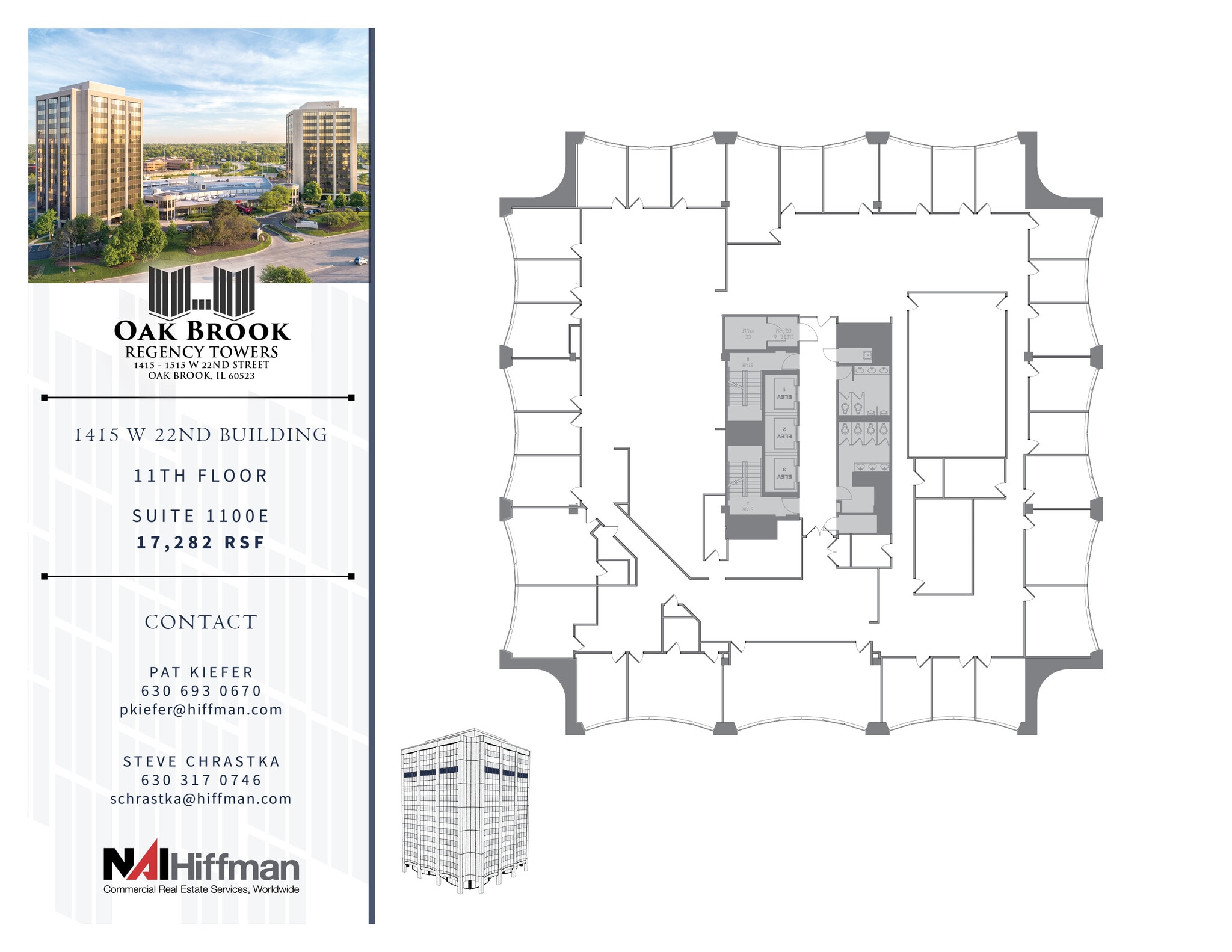 1415 W 22nd St, Oak Brook, IL à louer Plan d’étage– Image 1 sur 1