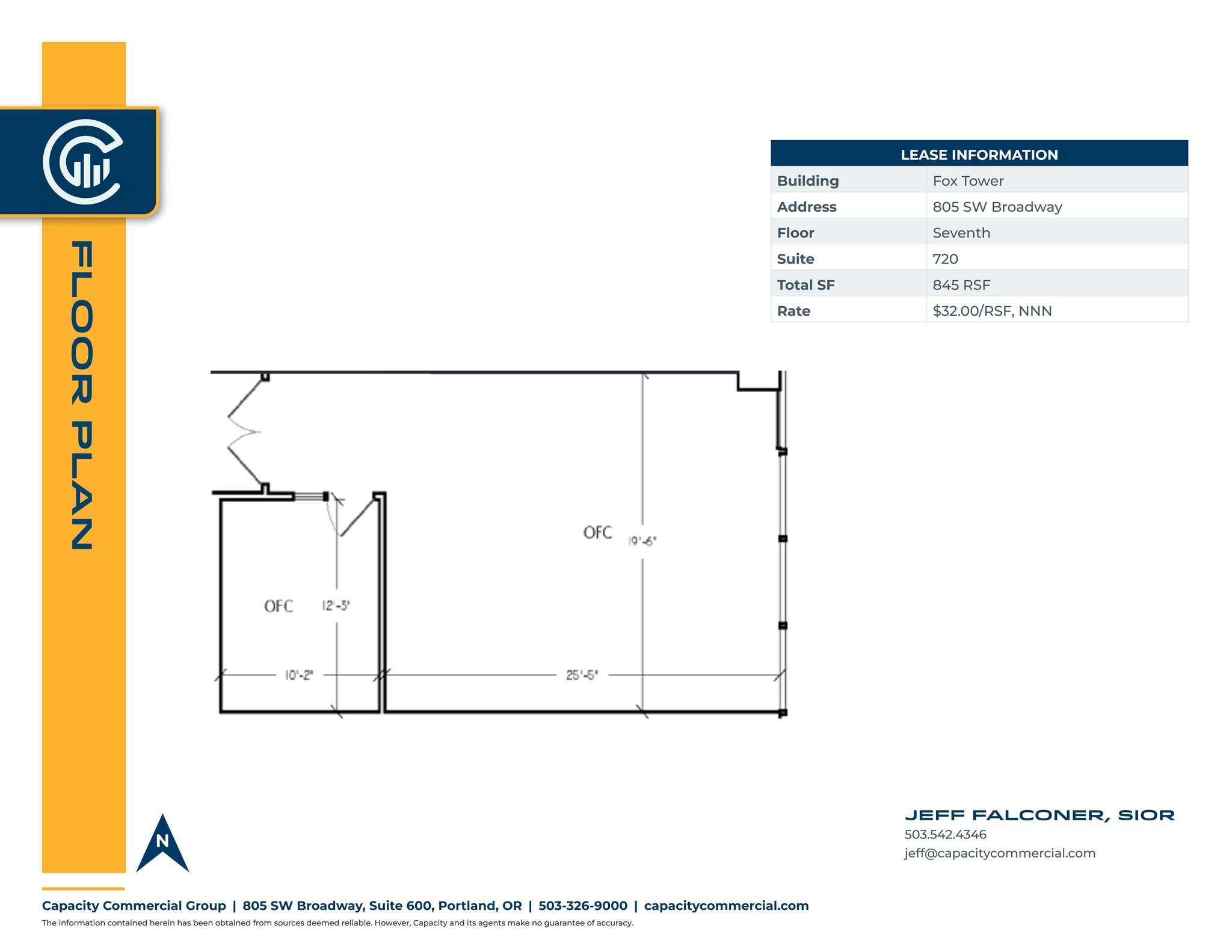 805 SW Broadway, Portland, OR à louer Plan de site– Image 1 sur 1