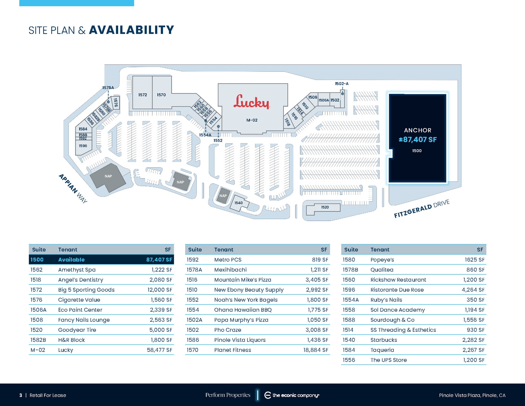 1492-1598 Fitzgerald Dr, Pinole, CA à louer Plan de site– Image 1 sur 1