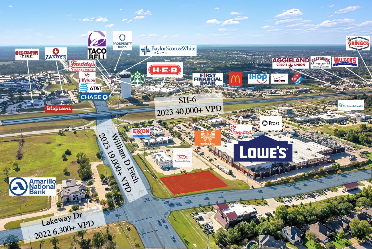 1171 William D. Fitch Pky, College Station, TX à vendre Aérien– Image 1 sur 3