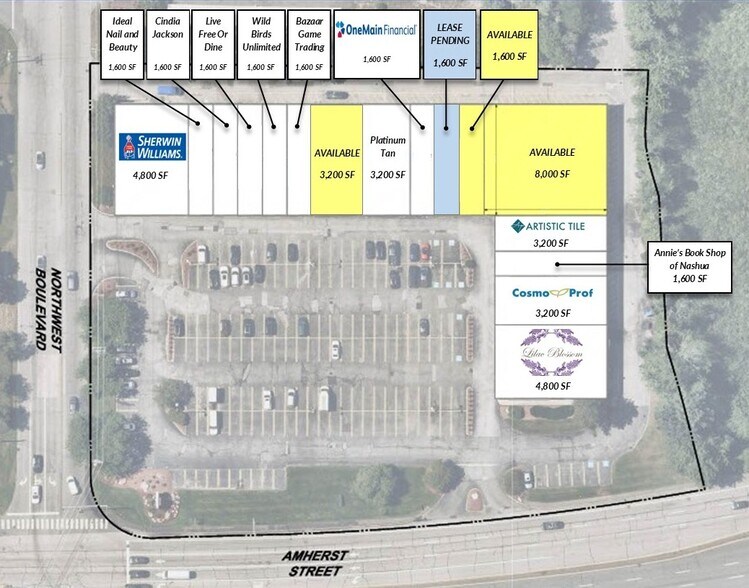 650 Amherst St, Nashua, NH à louer - Plan de site – Image 2 sur 8