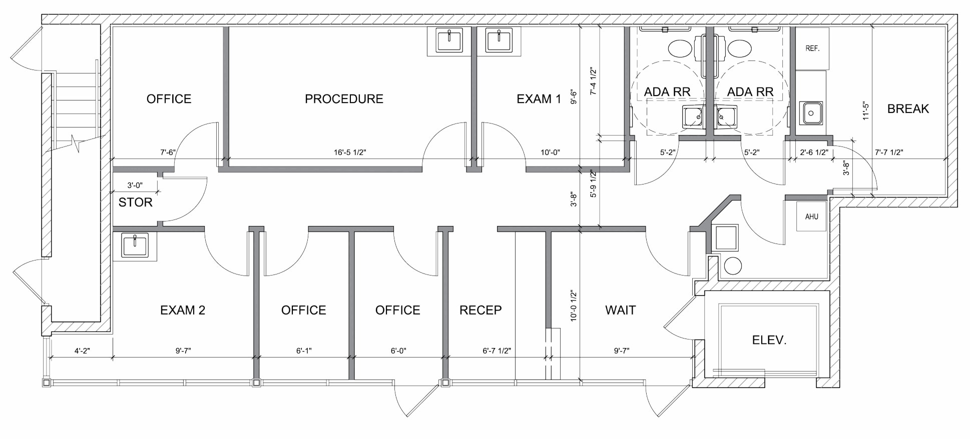 1801-1809 S Osprey Ave, Sarasota, FL à louer Plan d’étage– Image 1 sur 1
