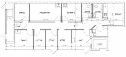 1801-1809 S Osprey Ave, Sarasota, FL à louer Plan d’étage– Image 1 sur 1