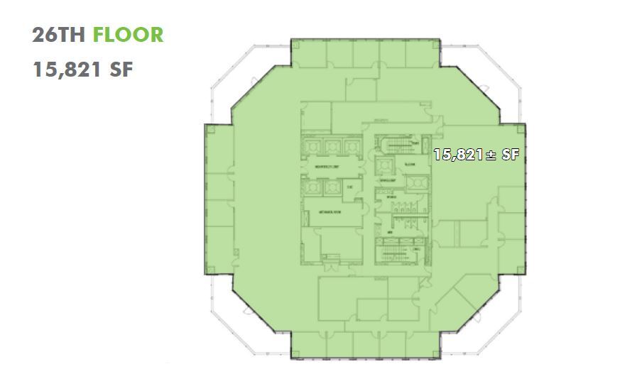 100 N Main St, Winston-Salem, NC à louer Plan d’étage– Image 1 sur 1