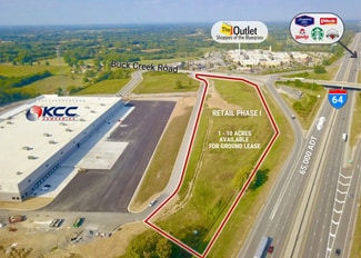 Plus de détails pour Buck Creek Rd & I-64 E, Simpsonville, KY - Terrain à louer