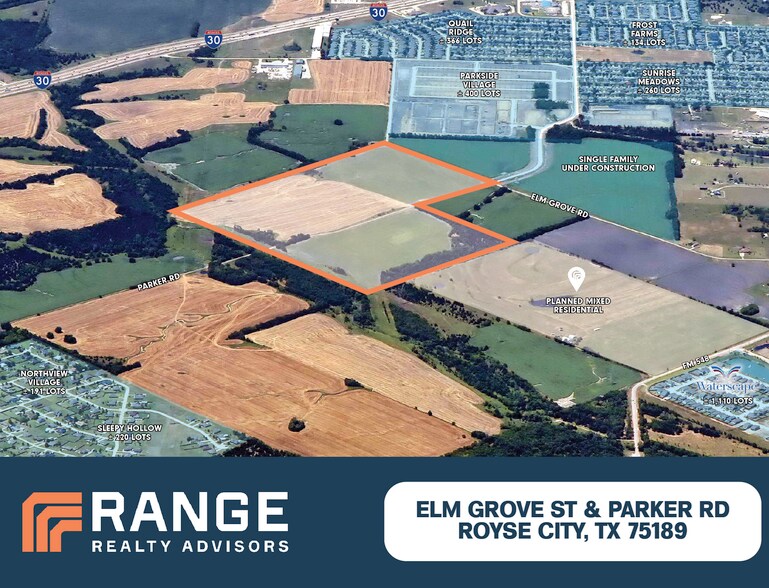 Elm Grove Rd, Royse City, TX à vendre - Aérien – Image 1 sur 1