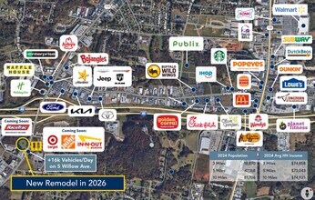 1151 S Willow Ave, Cookeville, TN - VUE AÉRIENNE  vue de carte - Image1