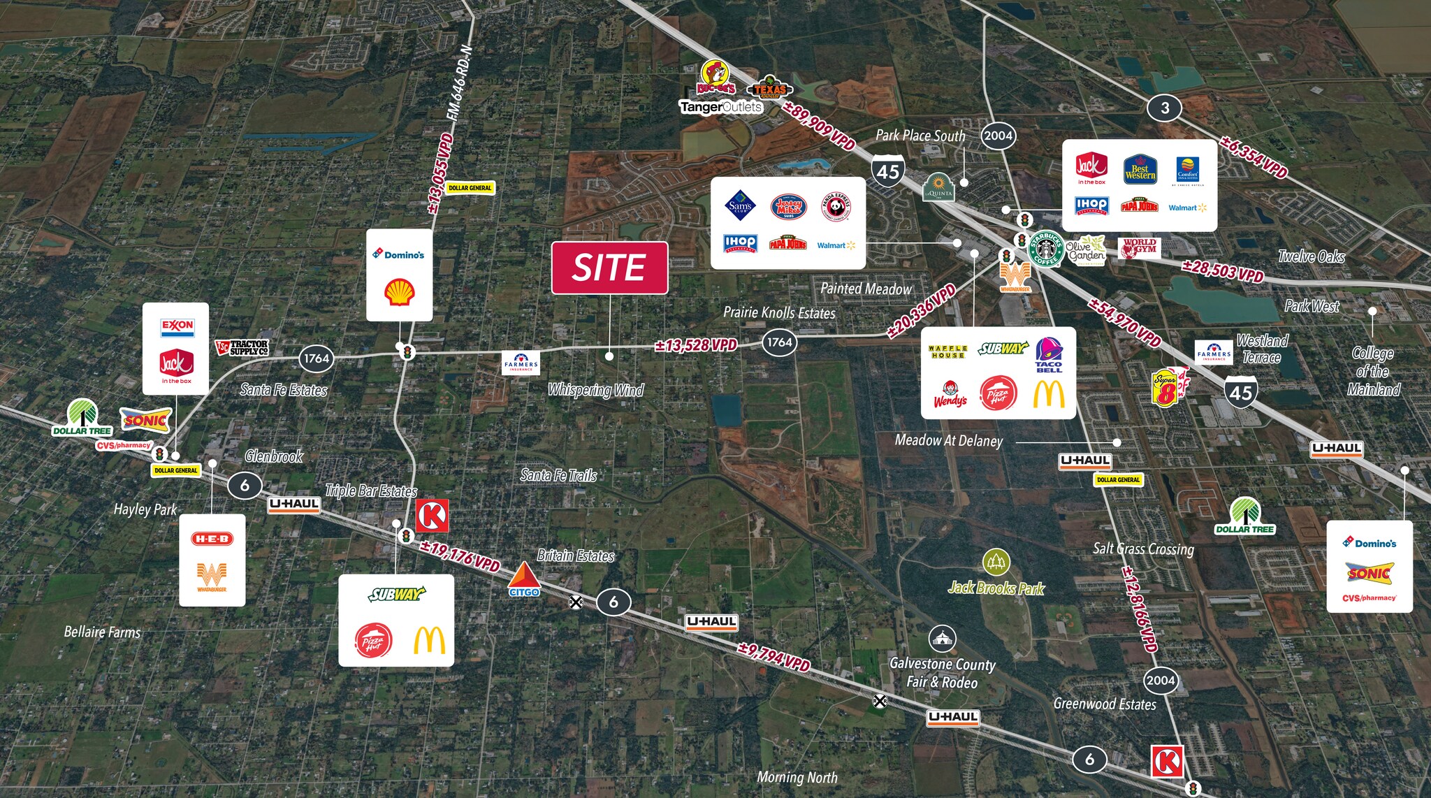 0 FM 1764 Rd, Santa Fe, TX à vendre Aérien– Image 1 sur 3