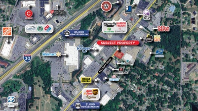 1415 Military Rd, Benton, AR - Vue aérienne vue de carte