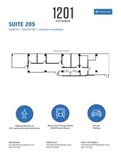 1201 15th St NW, Washington, DC à louer Plan d’étage– Image 1 sur 1