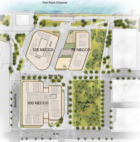 100 Necco St, Boston, MA à louer - Plan de site – Image 2 sur 2