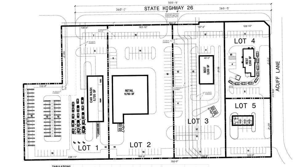 4007 Colleyville Blvd, Colleyville, TX à louer - Plan de site – Image 2 sur 2