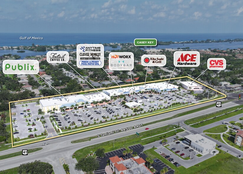 1200-1350 S Tamiami Trl, Osprey, FL à louer - Aérien – Image 2 sur 8