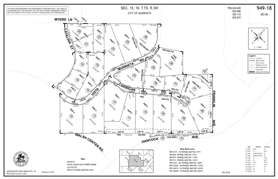 25180 Catalina St, Murrieta, CA à vendre - Plan cadastral – Image 2 sur 2