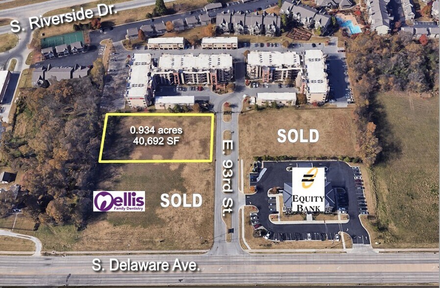 2722 E 93rd St, Tulsa, OK à vendre - Aérien – Image 2 sur 12