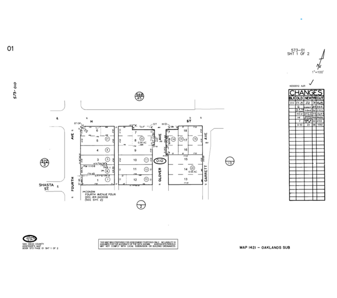520 Glover Ave, Chula Vista, CA à louer - Plan cadastral – Image 2 sur 34