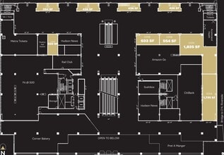 500 W Madison St, Chicago, IL à louer Plan d’étage– Image 1 sur 1