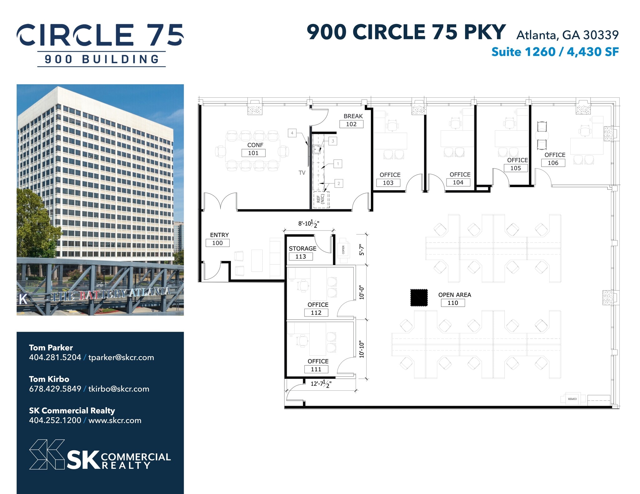 900 Circle 75 Pky SE, Atlanta, GA à louer Plan de site– Image 1 sur 1