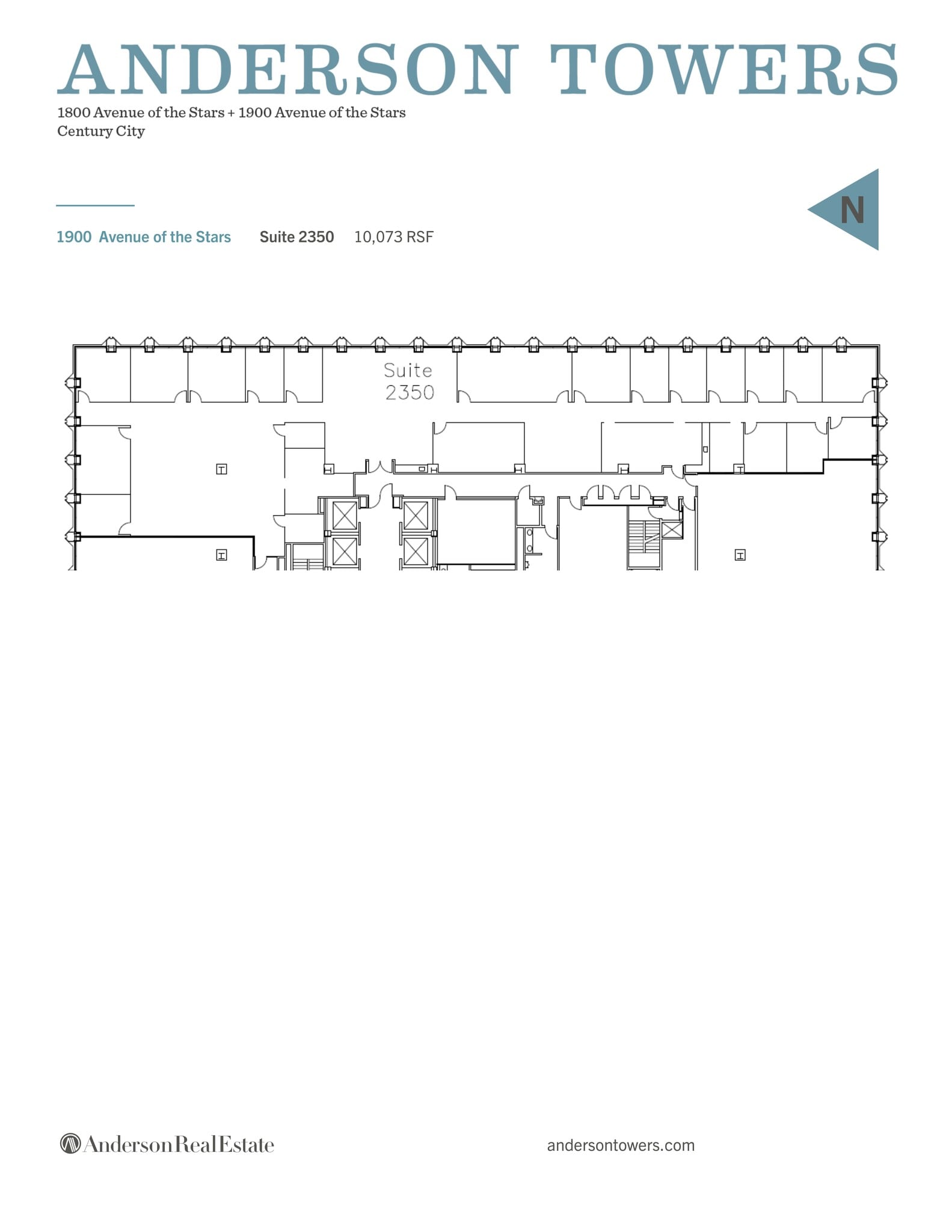 1800 Avenue of the Stars, Los Angeles, CA à louer Plan de site– Image 1 sur 1