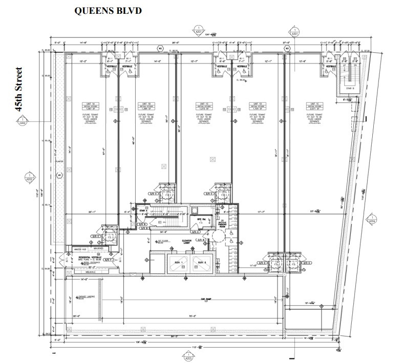 45-02 Queens Blvd, Sunnyside, NY à louer Plan d’étage– Image 1 sur 1