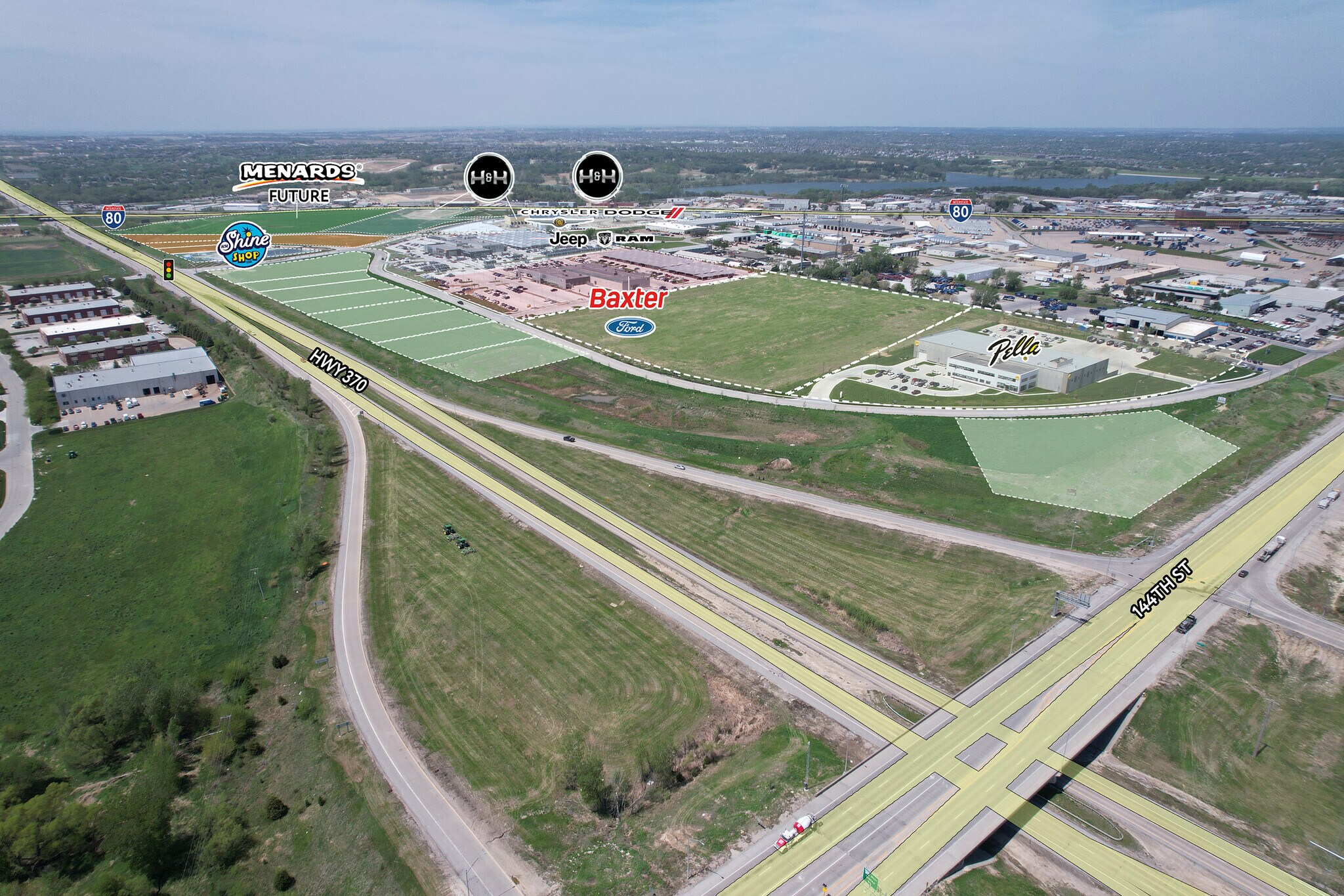 Highway 370, Omaha, NE à vendre Aérien– Image 1 sur 3