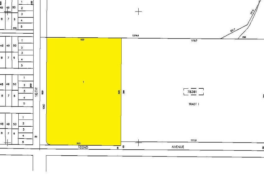 1551 102nd Ave N, Saint Petersburg, FL à louer - Plan cadastral – Image 2 sur 8