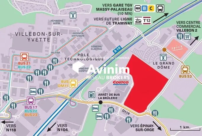 Industriel/Logistique dans Villebon-sur-Yvette à louer - Photo de l’immeuble – Image 1 sur 6