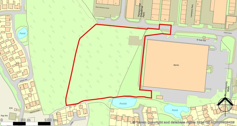 Lodge Rd, Staplehurst à louer - Plan de site – Image 2 sur 2