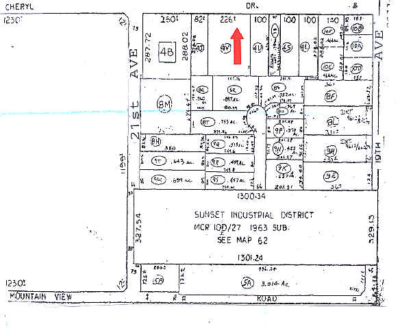2002-2010 W Cheryl Dr, Phoenix, AZ à louer - Plan cadastral – Image 3 sur 4